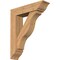 Ekena Millwork Funston Traditional Smooth Bracket w/ Offset Brace, Western Red Cedar, 7 1/2"W x 30"D x 36"H BKT0806X30X36FST01SWR - alternate 1